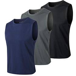 MEETYOO Herren T3 Vest.., Schwarz+blau+grau, L EU von MEETYOO