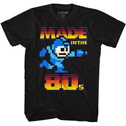 Mega Man - Das Madeinthe80S T-Shirt der Männer, XXX-Large, Black von MEGAMAN