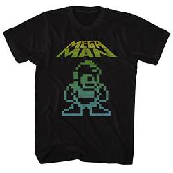 Mega Man – Herren T-Shirt Mega Pixel Gr. XL, Schwarz von MEGAMAN