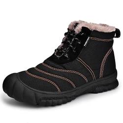 MEIION Outdoor Winter pro 3.0 wasserfeste barfuBschuhe,Warm Winterschuhe gefüttert Barefoot Traillaufschuhe für Damen Herren Unisex von MEIION