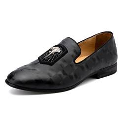 MEIJIANA Herren-Mokassins Business Schuhe Herren Schuhe Mokassins Slipper Herren, Schwarz-02, 41 EU (8 UK) von MEIJIANA