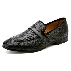 MEIJIANA Männer Mode Herren Mokassins Männer Bequeme Klassische Herren Schuhe Mokassins, Schwarz-04, 42 EU (9 UK) von MEIJIANA