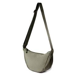 Nylon-Umhängetasche für Damen und Herren, leichte Reisetasche, 05-olivgrün von MEISEE