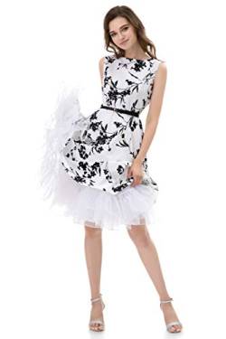 MEITEMEI 1950 Petticoat Reifrock Unterrock Petticoat Underskirt Crinoline für Rockabilly Kleid Weiß S von MEITEMEI