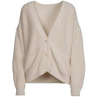 MELA Strickjacke MELA Bio-Damen-Cardigan 'ARTHA' mit aufgesetzten F von MELA