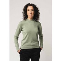 MELA Strickpullover Damen Feinstrick-Pullover SADA Rippbündchen von MELA