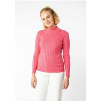 MELA Strickpullover Damen Strickpullover mit Mockneck AMBA Gerippte Struktur von MELA