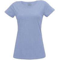 MELA T-Shirt MELA Bio-Damen-T-Shirt melange von MELA