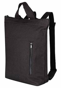 MELA - Hybrid Rucksack ANIL | Nachhaltig mit Fairtrade Cotton, GOTS & Grüner Knopf Zertifizierung, Farbe:schwarz, Größe:13 Liter von MELAWEAR
