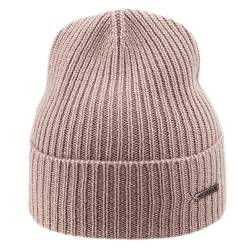 MELEGARI Mütze Beanie Cortina | Wolle und Kaschmir | Made in Italy | Unisex, Rosa, One size von MELEGARI