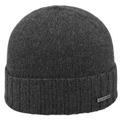 MELEGARI Mütze Beanie Treviso | 100% Kaschmir | Made in Italy | Unisex, grigio scuro, One size von MELEGARI