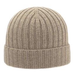 MELEGARI Mütze Beanie Verona | 100% Kaschmir | Made in Italy | Unisex, CMCU24008, Beige, CMCU24008 One size von MELEGARI