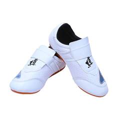 MENG Taekwondo Schuhe atmungsaktiv Kung Fu Tai Chi Sportschuhe für Erwachsene und Kinder (Color : White, Size : 44) von MENG