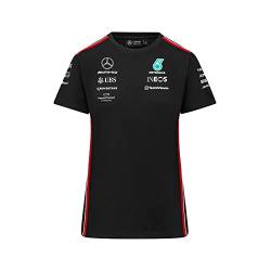 MERCEDES AMG PETRONAS Formula One Team - Damen-Team-T-Shirt 2023 - Schwarz - Größe: XXL von MERCEDES AMG PETRONAS