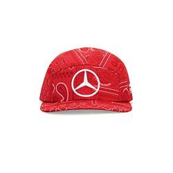 Mercedes-AMG Petronas Unisex MAPM RP SE Lewis Cap Silverstone Baseballkappe, Rot, Einheitsgröße von MERCEDES AMG PETRONAS