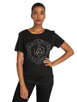 MERCHCODE Damen Ladies Linkin Park Oml Fit Tee T Shirt, Blk/Olive, M EU von MERCHCODE