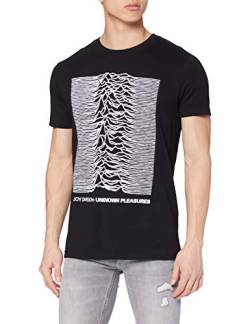 MERCHCODE Herren Joy Divison UP Tee M Black von MERCHCODE