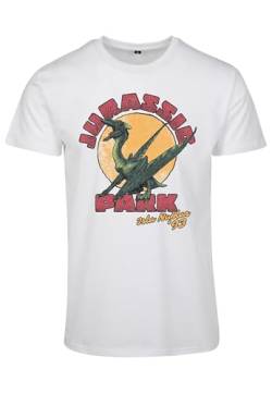 MERCHCODE Herren Jurassic Park Isla Nybla Tee M White von MERCHCODE