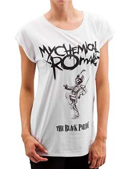 Mister Tee Damen Ladies My Chemical Romace Black Parade Cover T-Shirts, White, M von MERCHCODE