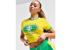MERCIER Football Crop T-Shirt - Damen, Yellow von MERCIER