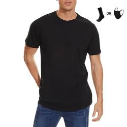 MERINNOVATION Merino T Shirt Herren Everyday Kurzärmeliges T-Shirt Funktionsshirt Atmungsaktiv und Geruchsneutral Merinowolle Base Layer + Merinowolle Socks von MERINNOVATION