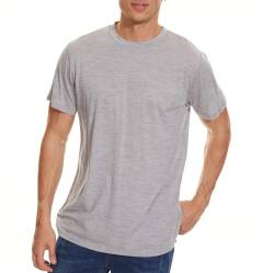 MERINNOVATION Merino T Shirt Herren Everyday Kurzärmeliges T-Shirt Funktionsshirt Atmungsaktiv und Geruchsneutral Merinowolle Base Layer + Merinowolle Socks von MERINNOVATION