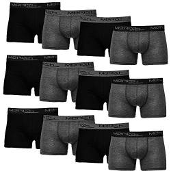 MERISH Boxershorts Herren 12er Pack S-5XL Unterwäsche Unterhosen Männer Men Retroshorts 218 + 213 (4XL, 213e 12er Set Mehrfarbig) von MERISH