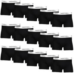 MERISH Boxershorts Herren 8er/12er Pack S-5XL Unterwäsche Unterhosen Männer Men Retroshorts New (L, 415f 15er Set Schwarz-Weiß) von MERISH