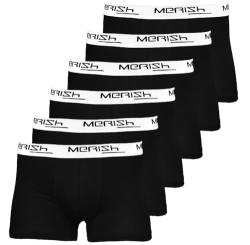 MERISH Boxershorts Herren 8er/12er Pack S-5XL Unterwäsche Unterhosen Männer Men Retroshorts New (S, 206c 6er Set Schwarz-Weiß) von MERISH