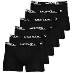 MERISH Boxershorts Herren 8er/12er Pack S-5XL Unterwäsche Unterhosen Männer Men Retroshorts New (S, 206h 6er Set Schwarz) von MERISH