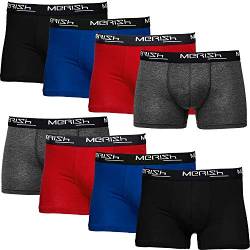 MERISH Boxershorts Herren 8er Pack S-5XL Unterwäsche Unterhosen Männer Men (3XL, 216f 8er Set Mehrfarbig) von MERISH
