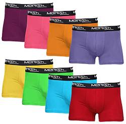 MERISH Boxershorts Herren 8er Pack S-5XL Unterwäsche Unterhosen Männer Men (M, 216a 8er Set Mehrfarbig) von MERISH