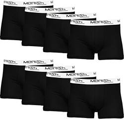 MERISH Boxershorts Men Herren 8er Pack Unterwäsche Unterhosen Männer Retroshorts 216 (XXXL, 215b 8er Set Schwarz-Weiß) von MERISH