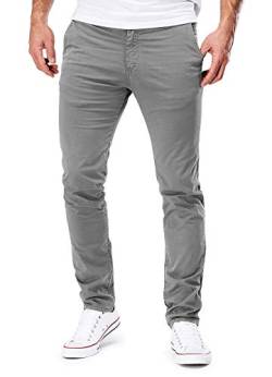 MERISH Chino Herren Slim fit Chinohose Stretch Designer Hose Neu 401 (29-32, 401 Hellgrau) von MERISH