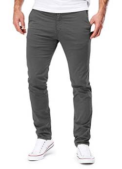 MERISH Chino Herren Slim fit Chinohose Stretch Designer Hose Neu 401 (33-32, 401-1 Grau) von MERISH