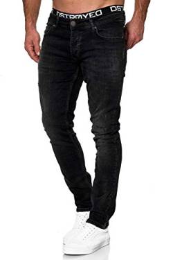 MERISH Jeans Herren Slim Fit Jeanshose Stretch Designer Hose Denim (33-30, 501-5 Anthrazit) von MERISH