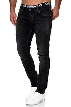 MERISH Jeans Herren Slim Fit Jeanshose Stretch Designer Hose Denim 1501 (38-30, 501-5 Anthrazit) von MERISH