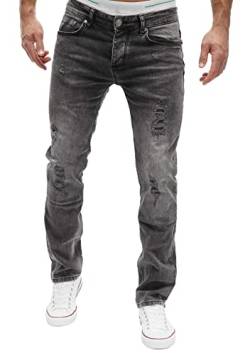 MERISH Jeans Herren Slim Fit Stretch Jeanshose Designer Hose Denim 9148-2100 (31-32, 503-5 Anthrazit) von MERISH