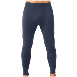 MERIWOOL Herren-Thermohose, 100 % Merinowolle, schwer, 400 g, Denim Blau, Groß von MERIWOOL