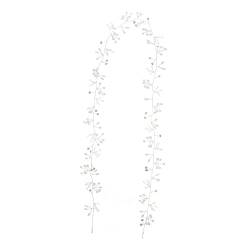 MERRYHAPY Brautaccessoires Braut-rebe-haar-accessoire Hochzeit Kristall Haar Damen Stirnbänder Brauthaarrebe Perlenstirnbänder Für Frauen Verlängern Haarring Zirkon Brautjungfer von MERRYHAPY