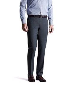 MEYER Herren Hose BONN 9-2500 – elegante Business Chino, pflegeleichte Wollhose mit Bundfalte, Mittelgrau (07), 30 von MEYER