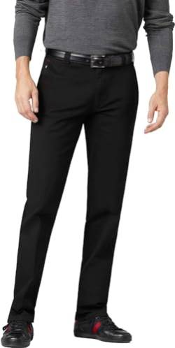 MEYER Herren Hose Roma 9-316 – Baumwollhosen, Sportive Moderne Freizeit Chino, Schwarz (09), 52 von MEYER