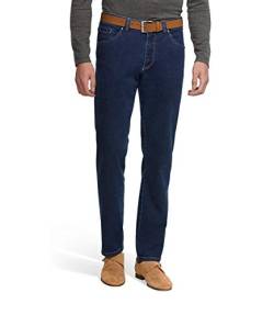 MEYER Herren Hosen Dublin 9-4541 - Moderne Stretch Denim, schmale Chino mit Gürtel - Blue-stone (17) - 27 von MEYER