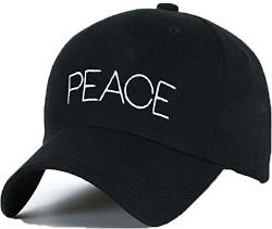 MFAZ Morefaz Ltd Damen Herren Baumwolle Baseball Cap Cap Peace von MFAZ Morefaz Ltd