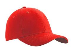 MFAZ Morefaz Ltd Herren Baseball Mütze Cap Verstellbarer Riemen Snap Back Hut Sport Frauen Hüte LA (Red) von MFAZ Morefaz Ltd