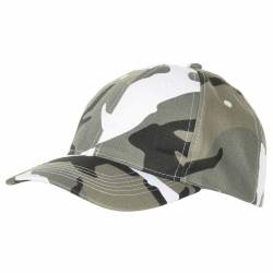 Basecap Kappe Mütze Camouflage Urban mit Schild von MFH