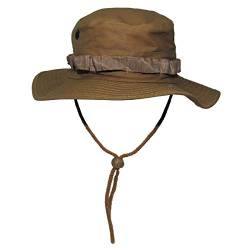 MFH Buschhut US mit Kinnband GI Boonie Rip Stop, S, Coyote Tan von MFH