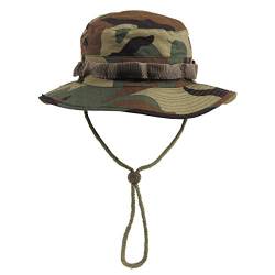 MFH Buschhut US mit Kinnband GI Boonie Rip Stop, XL, Woodland von MFH