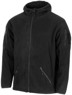 MFH Fleece-Jacke, Tactical (DE/NL/SE/PL, Alphanumerisch, L, Regular, Regular, schwarz) von MFH