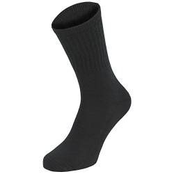 MFH Herren Army Socken Schwarz 3er Packung Größe 39-42 von MFH